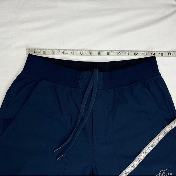 Lululemon Bellagio Casino Mens ABC Jogger Pants Sz Medium Navy Blue Tapered B2 - Picture 7 of 8